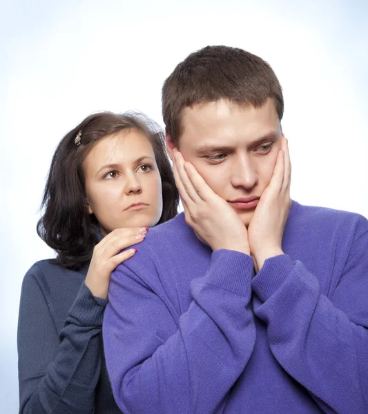 Young couple quarreling Stock Picture