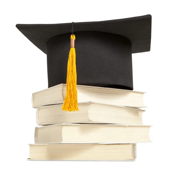 Gortarboard and book — Stock Photo, Image