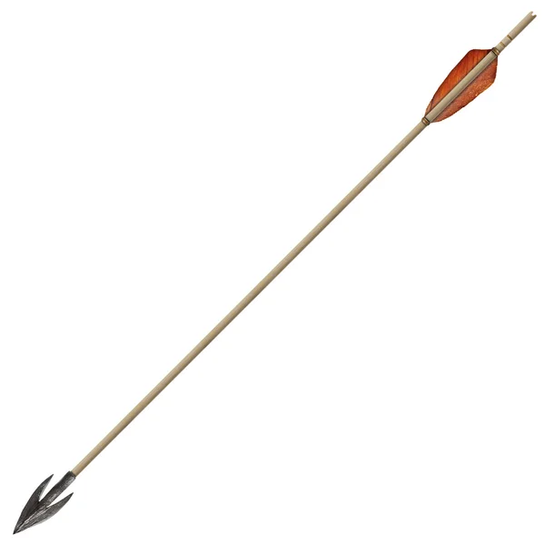 Старая деревянная стрела — стоковое фото
