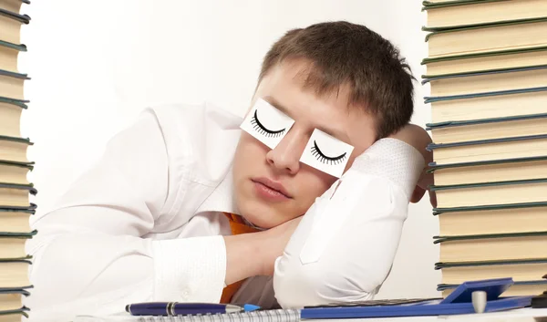 Businessman sleeping — Stock Photo, Image