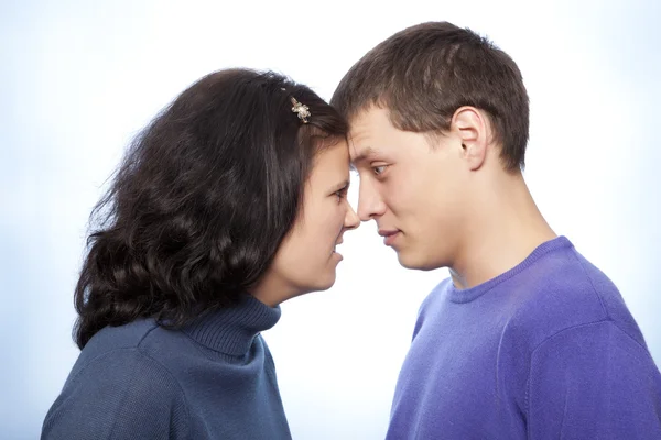 Young couple quarreling — Stock Photo, Image