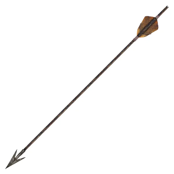 Antique old wooden arrow — Stock Photo, Image