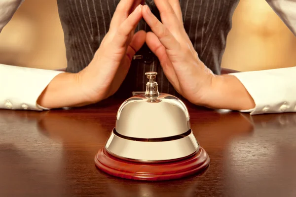 Campanello di servizio in hotel — Foto Stock