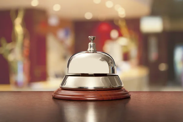 Hotel, desk, bell, counter, hospitality, travel, business, recep — Stock Photo, Image