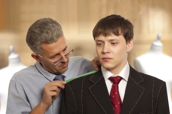 Male tailor in workshop — Stock Photo, Image