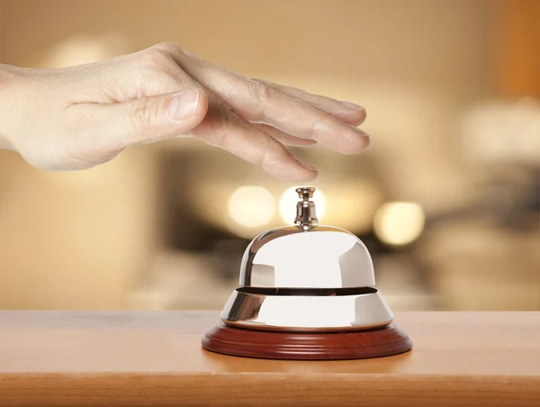 Dienst bell bij het hotel — Stockfoto