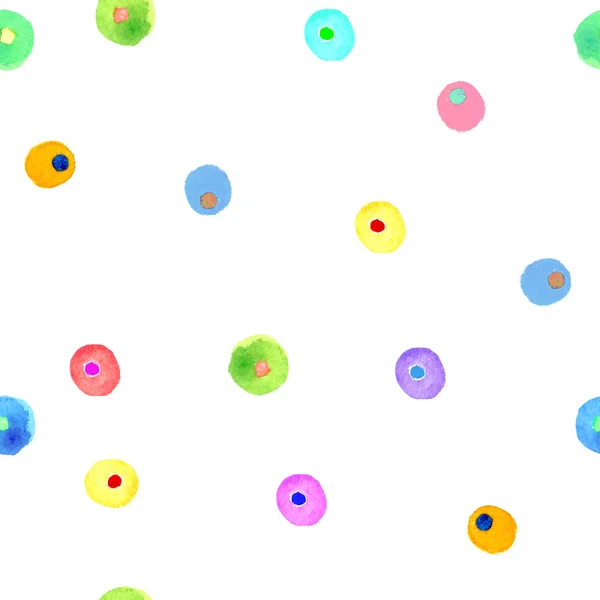 Watercolor dots — Stock Vector