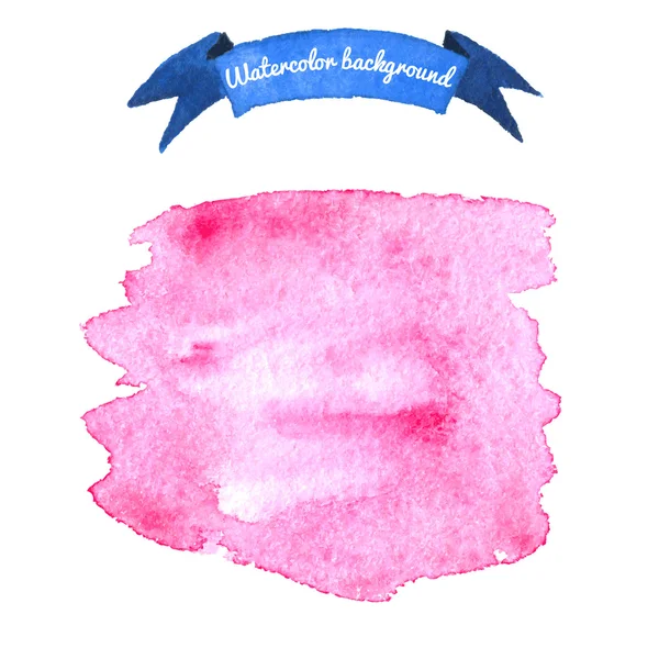 Aquarel roze achtergrond — Stockvector