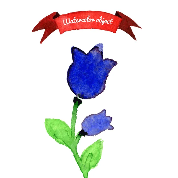 水彩の花カード — ストックベクタ