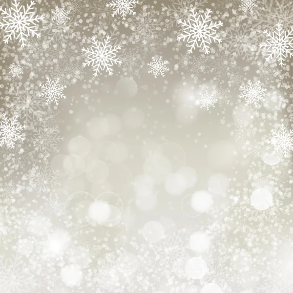 Kar taneli Noel arkaplanı — Stok Vektör
