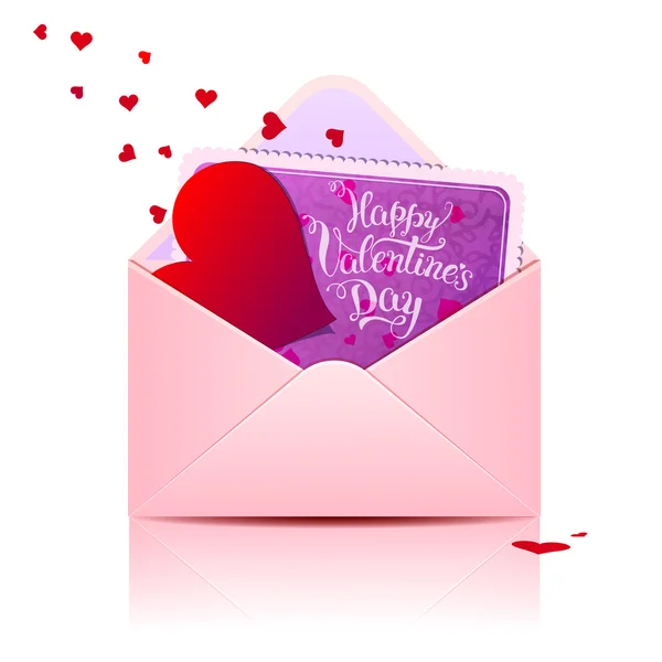 Original hand lettering "Happy Valentine's day". — Stock Vector