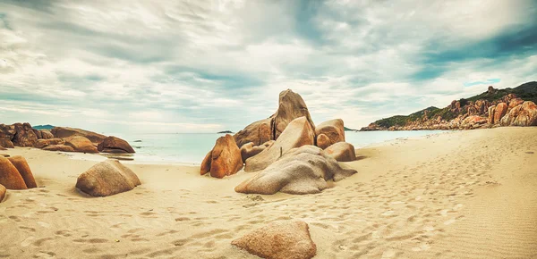 美丽的海滩全景 — 图库照片