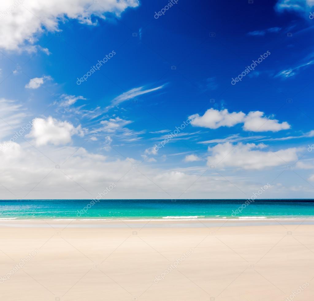 Фотообои tropical beach at summer sunny day