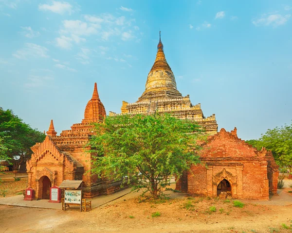 Shwesandaw pagoda en Bagan. Myanmar — Foto de Stock