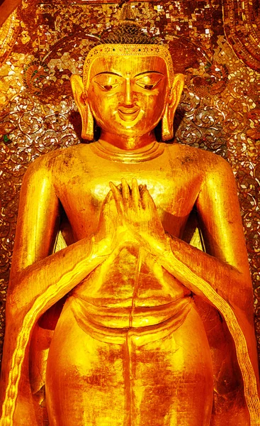 Estatua de Buda en templo de Ananda — Foto de Stock