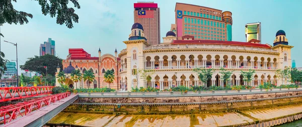 Paisaje Urbano Kuala Lumpur Río Vida Primer Plano Malasia Panorama —  Fotos de Stock