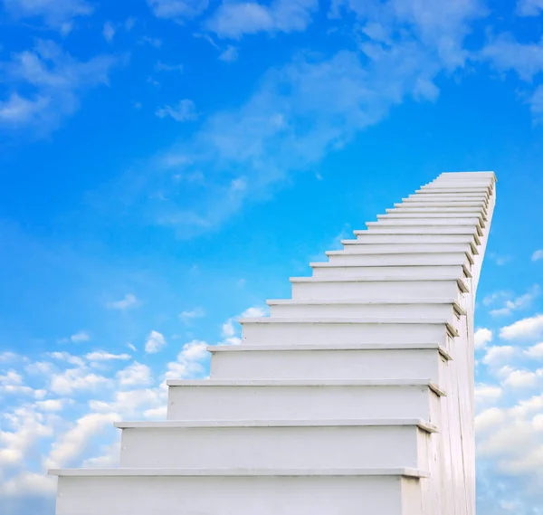 Staircase Sky Sunset Time — Stock Photo, Image