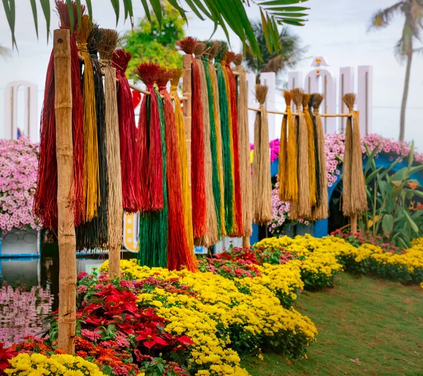 Marché Aux Fleurs Nouvel Lunaire Décorations — Photo