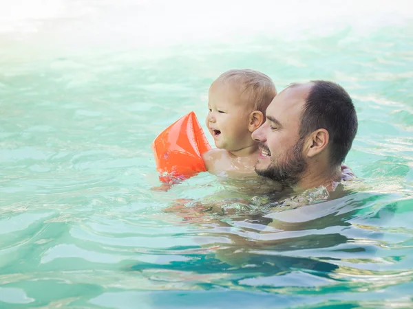 Bambino e padre — Foto Stock