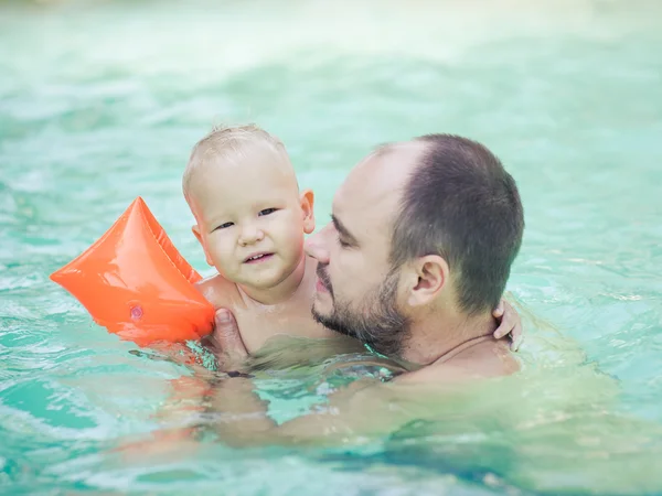 Bambino e padre — Foto Stock