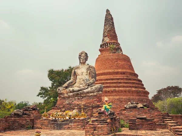 Wat Worachetharam. Ayutthaya. — Fotografia de Stock