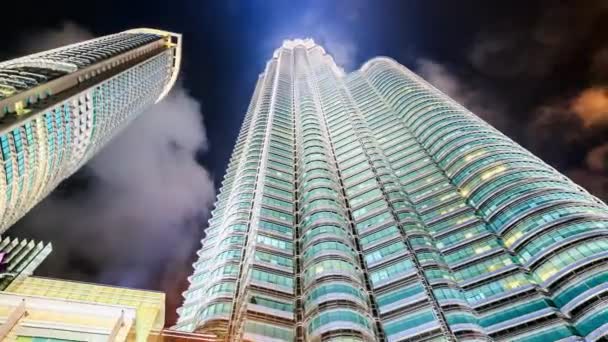 Kuala Lumpur Şehir Merkezi hyperlapse — Stok video