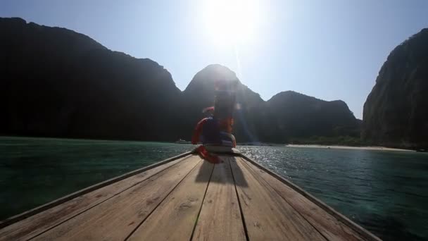 Maya bay. — Stock video