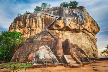 Sigiriya rock. Panorama clipart