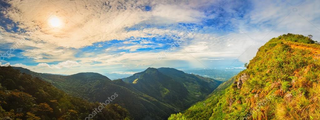 Worlds End Horton Plains Stock Photo By C Goodolga