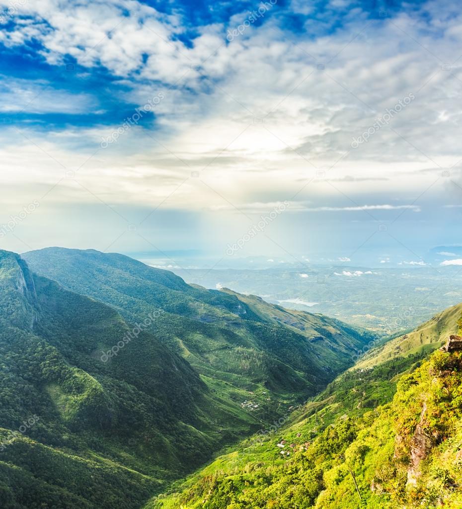 Worlds End Horton Plains Stock Photo By C Goodolga