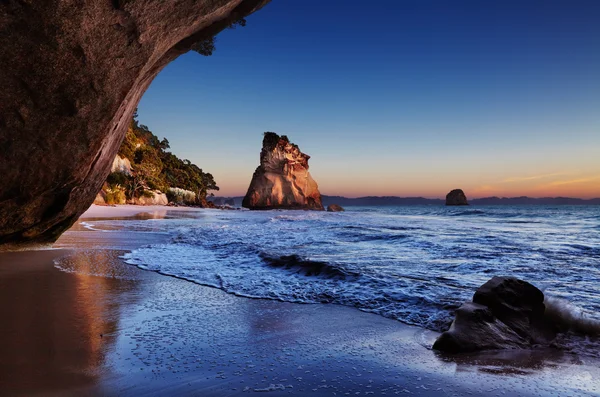 Cathedral cove, Nya Zeeland — Stockfoto