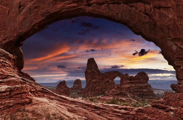 Oblouky národní park, utah, usa — Stock fotografie