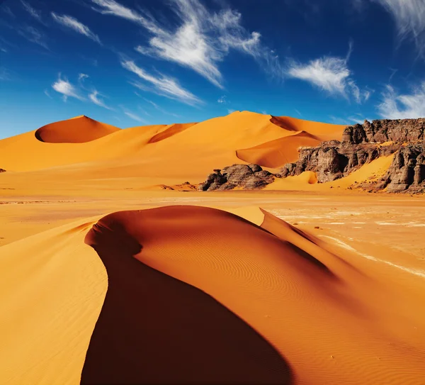 Пустеля Сахара, Алжир — стокове фото