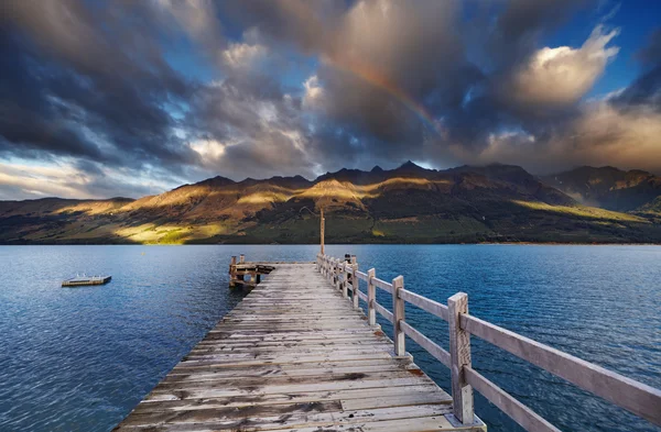 Lago Wakatipu, Nova Zelândia — Fotografia de Stock