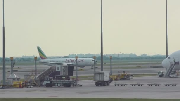 スワンナプーム国際空港のトラフィック — ストック動画