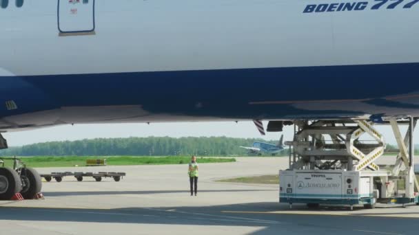 莫杰多沃机场机场交通 — 图库视频影像