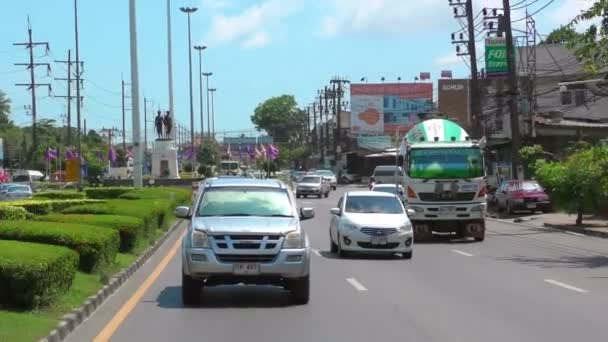 普吉岛小镇的街道 — 图库视频影像