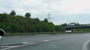 Autobahn Karlsruhe yakınındaki