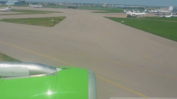 Alma-Ata vliegveld luchtfoto — Stockvideo