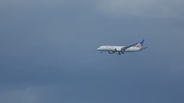 Final approach in Frankfurt airport — Stock Video