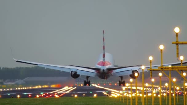 American Airlines Boeing 767 landing — Stock Video