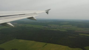 Kazan şehrinin hava manzaralı banliyösü