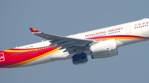 Hongkong Airlines despega — Vídeo de stock