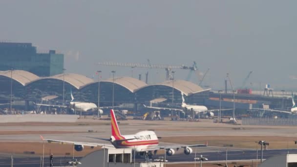 Kalitta Havayollarının Boeing 747 'si — Stok video