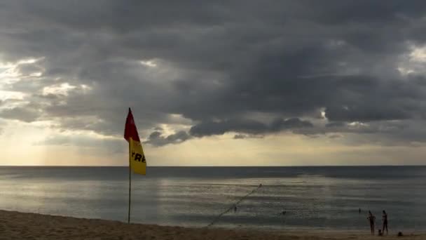 Thundercloud nuvens escuras lapso de tempo — Vídeo de Stock