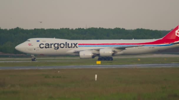 Cargolux Trasporto aereo regolare — Video Stock