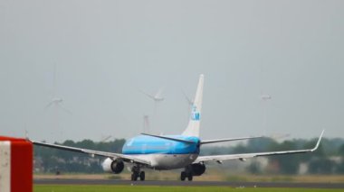Boeing KLM 737 Amsterdam 'dan havalandı