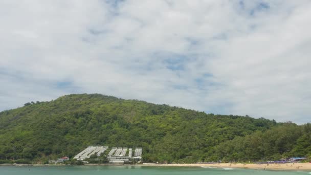 Vacaciones Timelapse en una isla tropical — Vídeos de Stock