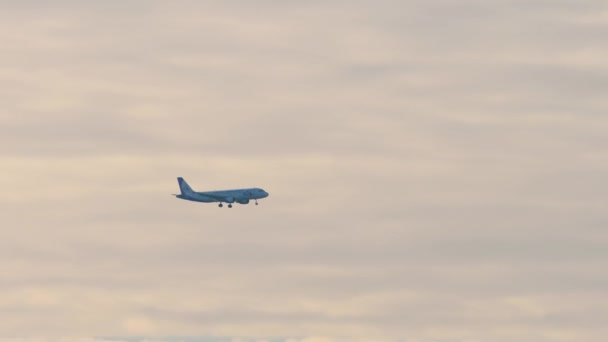 乌拉尔航空公司的飞机起降 — 图库视频影像