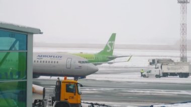 Boeing airlines Aeroflot taxis